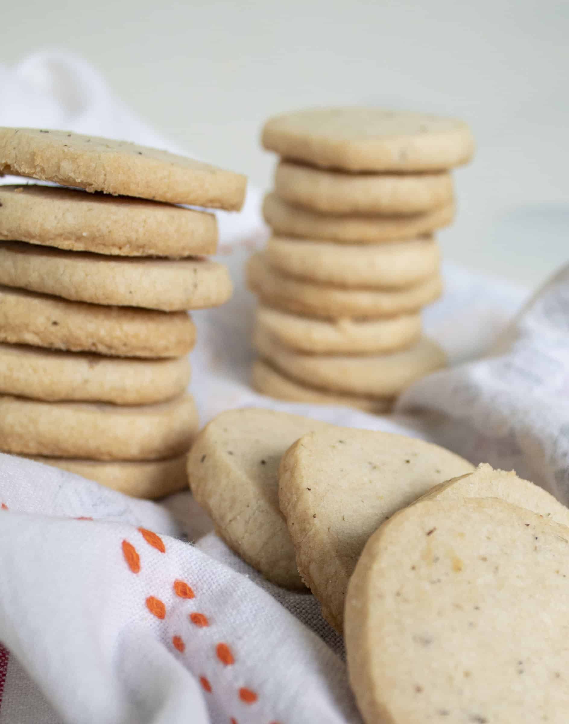 Gluten Free Honey Lavender Shortbread Cookies - Swheat Escape